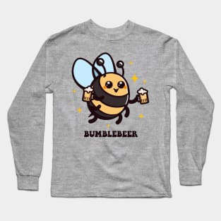 Bumblebeer - Funny Pun for beer lovers Long Sleeve T-Shirt